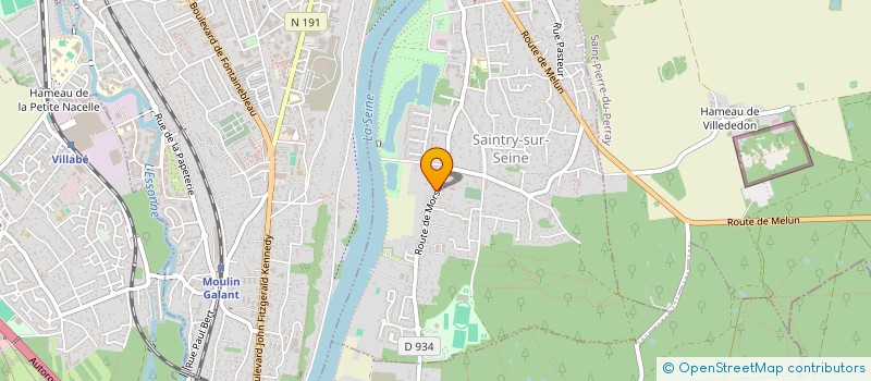 localisation de l'entreprise AM12 à SAINTRY-SUR-SEINE
