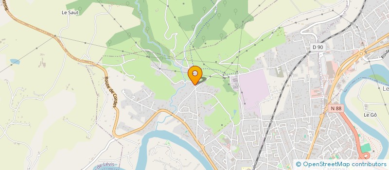 localisation de l'entreprise AM15 à ALBI