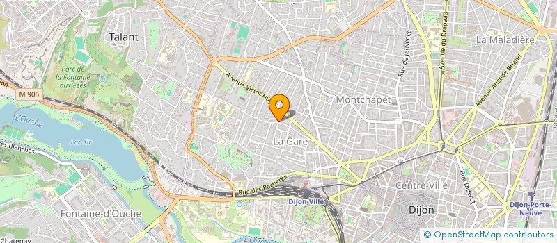 localisation de l'entreprise AM2B  DIJON