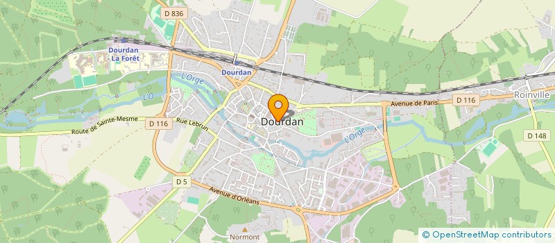 localisation de l'entreprise AM2B SERVICES à DOURDAN