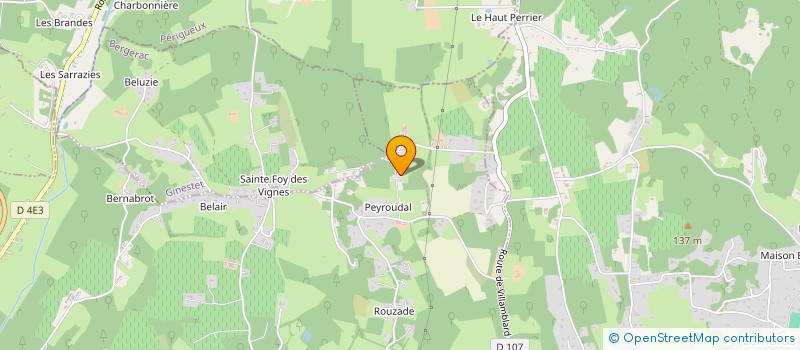 localisation de l'entreprise AM2C à BERGERAC