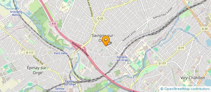 localisation de l'entreprise AM2C à SAVIGNY-SUR-ORGE