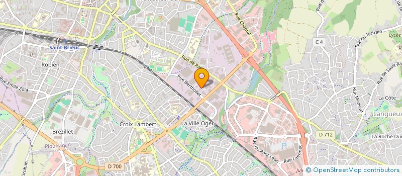 localisation de l'entreprise AM2C ARMOR MAINTENANCE CHAUFFAGE CLIMATISATION à SAINT-BRIEUC