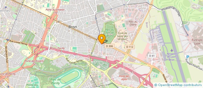 localisation de l'entreprise AM2G INGENIERIE à BRON