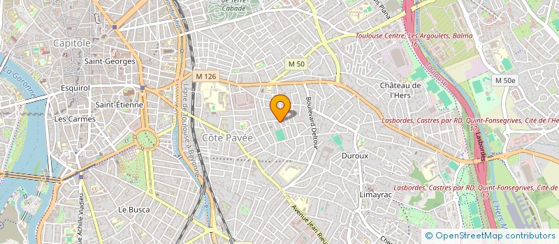 localisation de l'entreprise AM2I à TOULOUSE