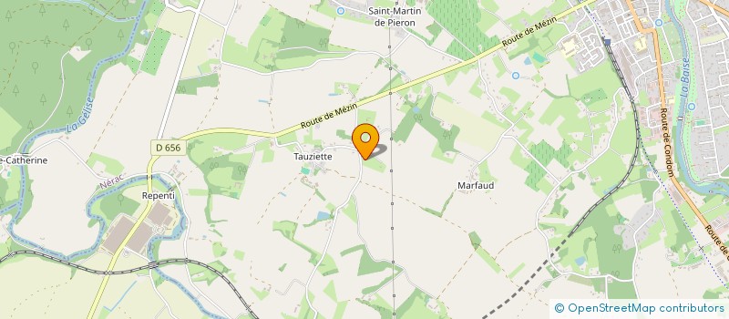 localisation de l'entreprise AM2I  NERAC