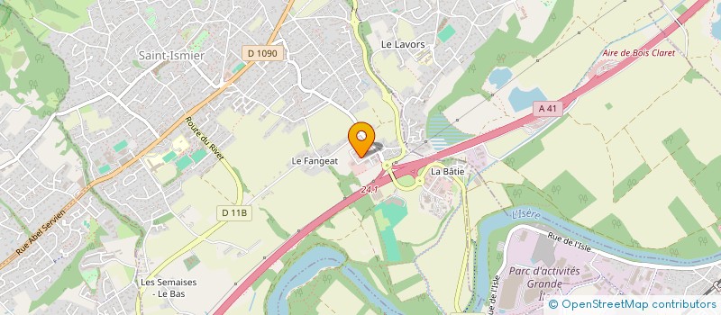 localisation de l'entreprise AM2I TECHNOLOGIES  SAINT-ISMIER