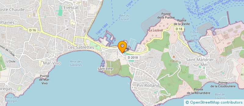 localisation de l'entreprise AM2K ASSAINISSEMENT  SAINT-MANDRIER-SUR-MER