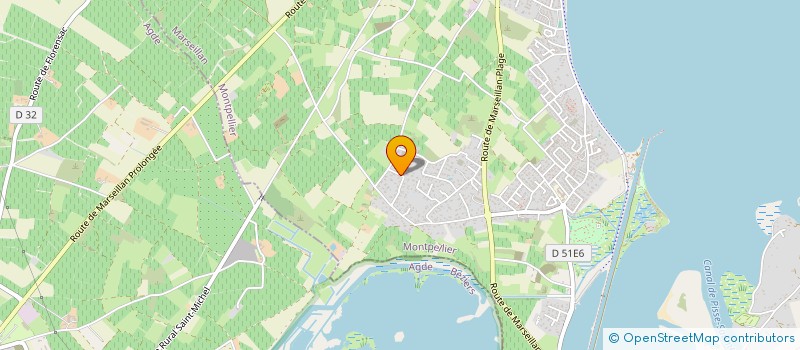 localisation de l'entreprise AM2L à MARSEILLAN