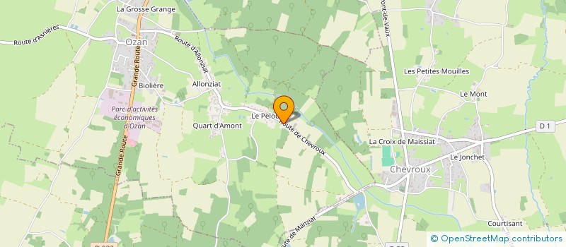 localisation de l'entreprise AM2L  OZAN