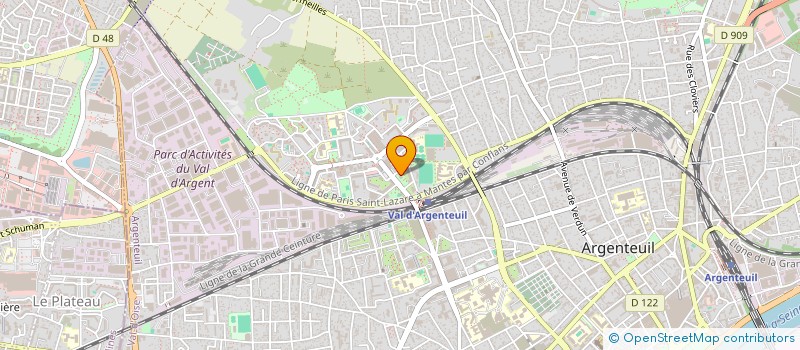 localisation de l'entreprise AM2L CONSEIL  ARGENTEUIL