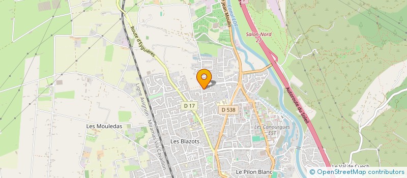 localisation de l'entreprise AM2P  SALON-DE-PROVENCE