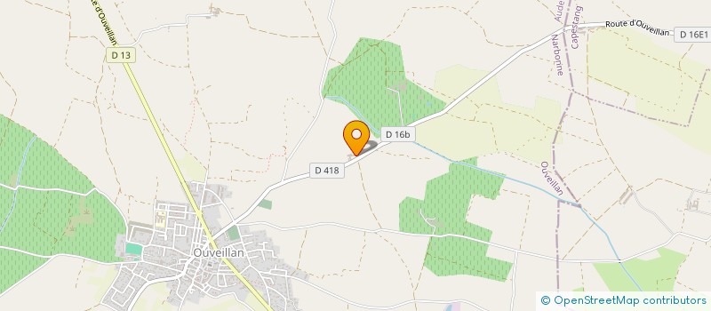 localisation de l'entreprise AM2P  OUVEILLAN
