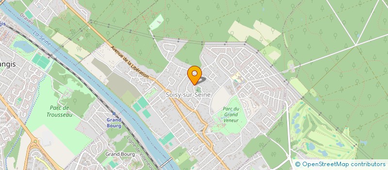 localisation de l'entreprise AM2P à SOISY-SUR-SEINE