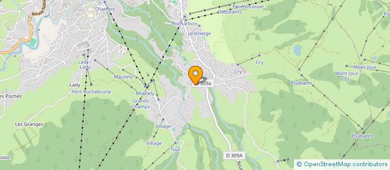 localisation de l'entreprise AM2SB  MEGEVE