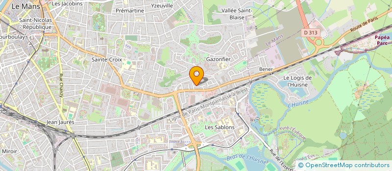 localisation de l'entreprise AM2SOFT  LE MANS