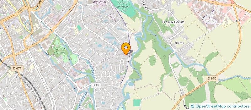 localisation de l'entreprise AM3 PATRIMOINE à TROYES