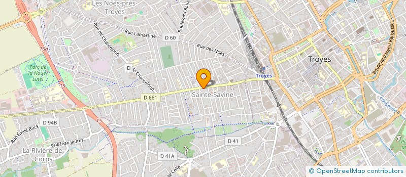 localisation de l'entreprise AM3 RECRUTEMENT  SAINTE-SAVINE