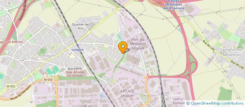 localisation de l'entreprise AM3G à LESQUIN