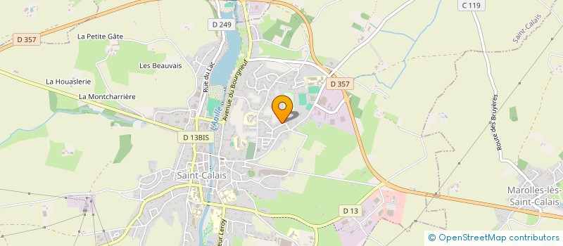 localisation de l'entreprise AM3L à SAINT-CALAIS