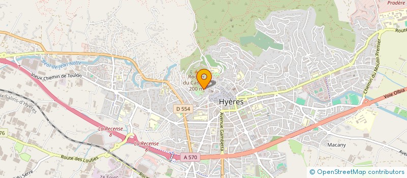 localisation de l'entreprise AM436 à HYERES