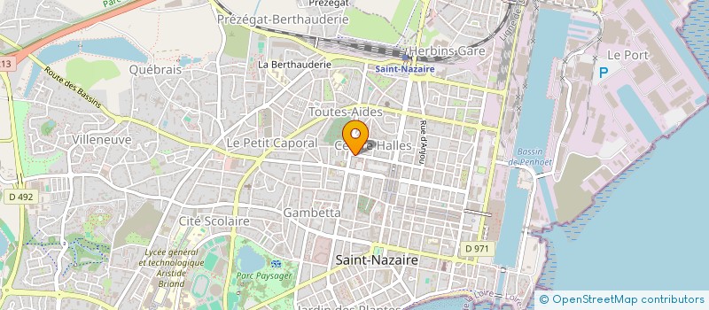 localisation de l'entreprise AM44  SAINT-NAZAIRE