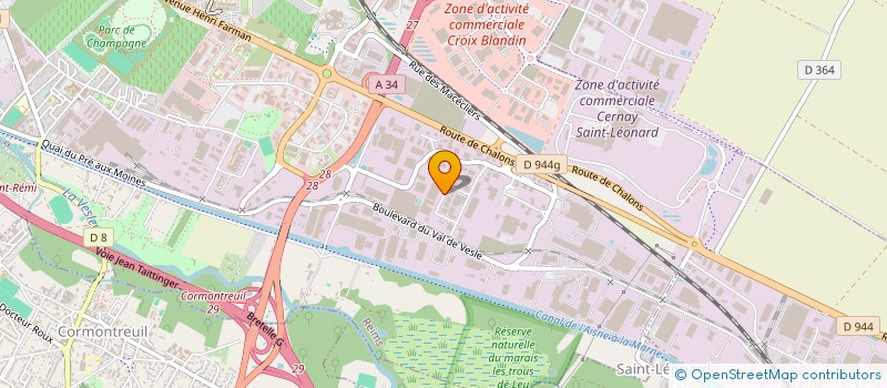 localisation de l'entreprise AM5  REIMS