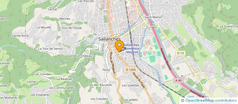 localisation de l'entreprise AM74 DEPANNAGE SERRURERIE à SALLANCHES