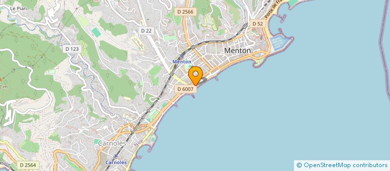 localisation de l'entreprise AMA 3 à MENTON