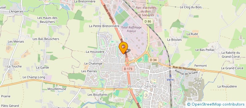 localisation de l'entreprise AMA 35  VERN-SUR-SEICHE