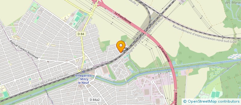 localisation de l'entreprise AMA  MITRY-MORY