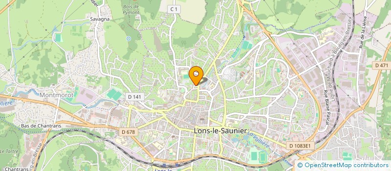 localisation de l'entreprise AMA  LONS-LE-SAUNIER