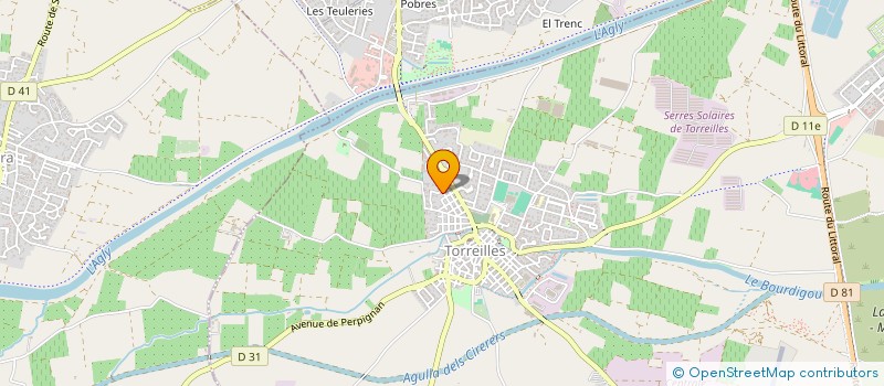 localisation de l'entreprise AMA  TORREILLES