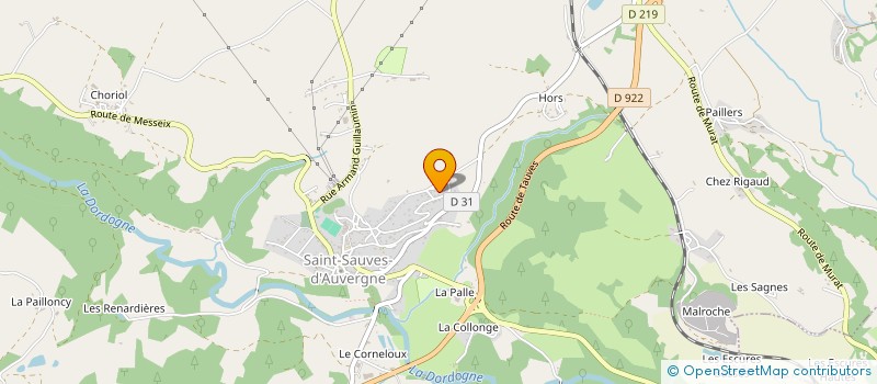 localisation de l'entreprise AMA  SAINT-SAUVES-D'AUVERGNE