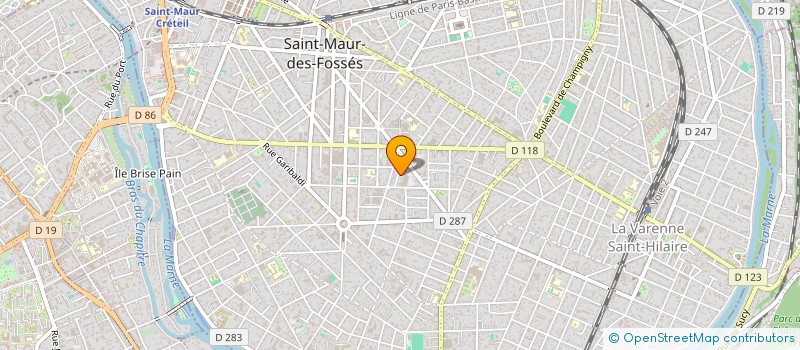 localisation de l'entreprise AMA à SAINT-MAUR-DES-FOSSES