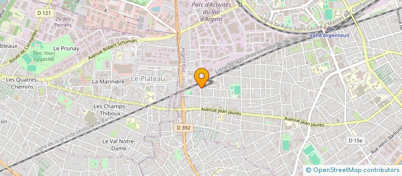 localisation de l'entreprise AMA à ARGENTEUIL