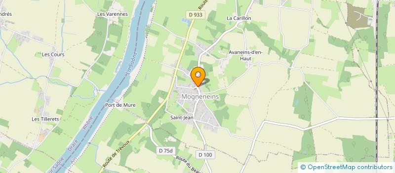 localisation de l'entreprise AMA à MOGNENEINS