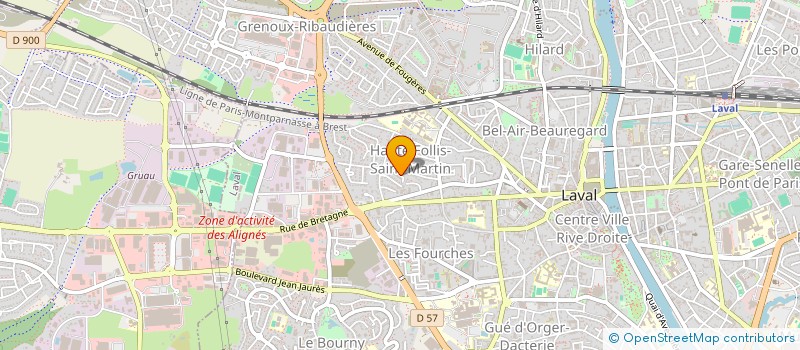 localisation de l'entreprise AMA à LAVAL