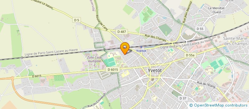 localisation de l'entreprise AMA  YVETOT