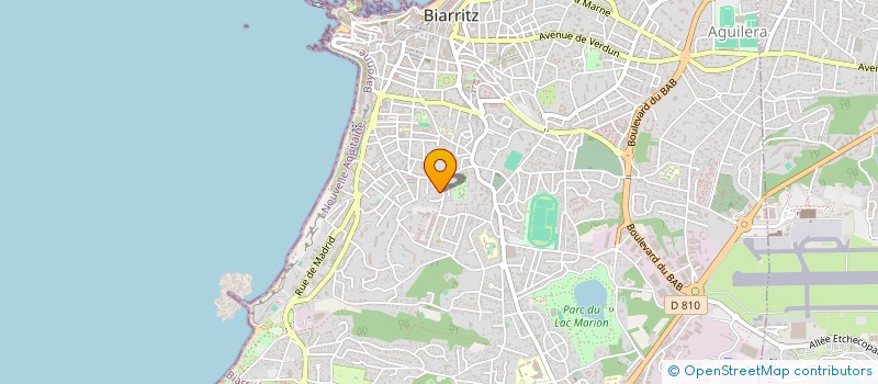 localisation de l'entreprise AMA à BIARRITZ