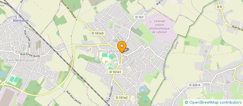 localisation de l'entreprise AMA  LEFOREST