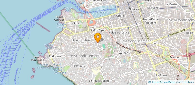 localisation de l'entreprise AMA ANIMA à MARSEILLE