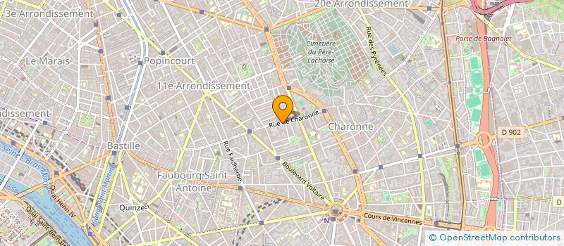 localisation de l'entreprise AMA ANNUAIRE DU MORVAN ARTISTIQUE  PARIS