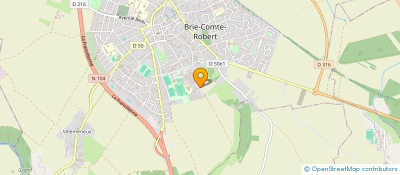 localisation de l'entreprise AMA BAT à BRIE-COMTE-ROBERT