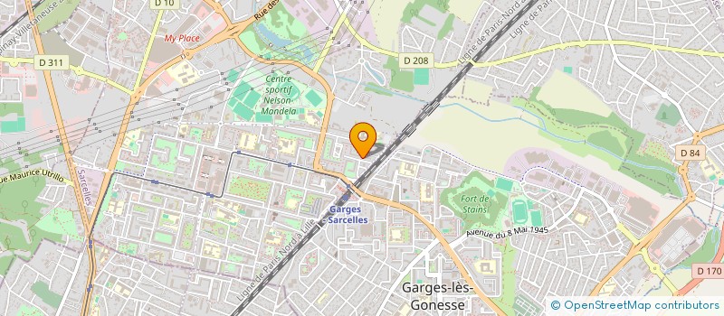 localisation de l'entreprise AMA-BRIDGE  SARCELLES