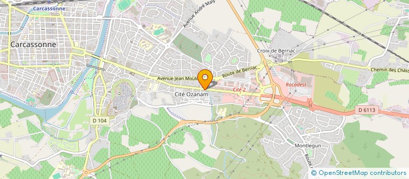 localisation de l'entreprise AMA CONSTRUCTION à CARCASSONNE