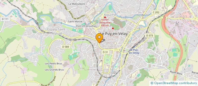 localisation de l'entreprise AMA COURTAGE  LE PUY-EN-VELAY