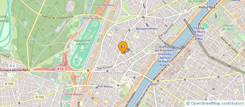 localisation de l'entreprise AMA CREATION  PARIS