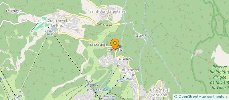 localisation de l'entreprise AMA DABLAM à COURCHEVEL