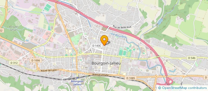 localisation de l'entreprise AMA DABLAM à BOURGOIN-JALLIEU